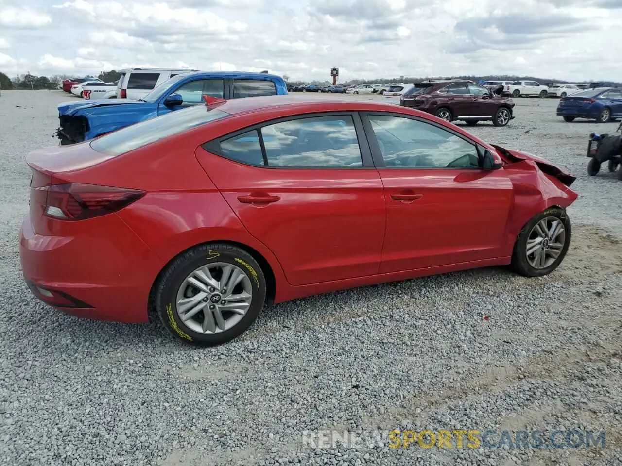 3 Photograph of a damaged car 5NPD84LF2LH623869 HYUNDAI ELANTRA 2020