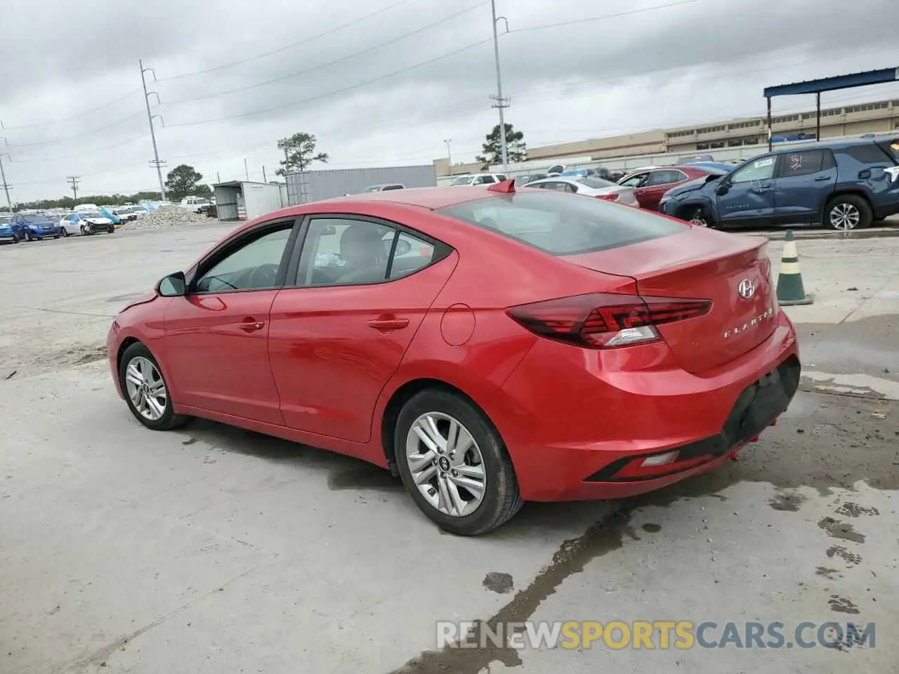 2 Photograph of a damaged car 5NPD84LF3LH569353 HYUNDAI ELANTRA 2020