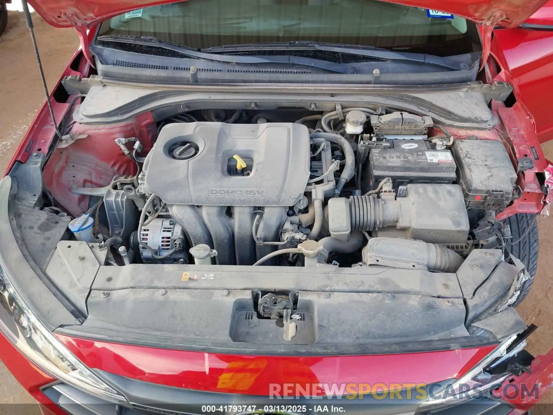 10 Фотография поврежденного автомобиля 5NPD84LF3LH572060 HYUNDAI ELANTRA 2020