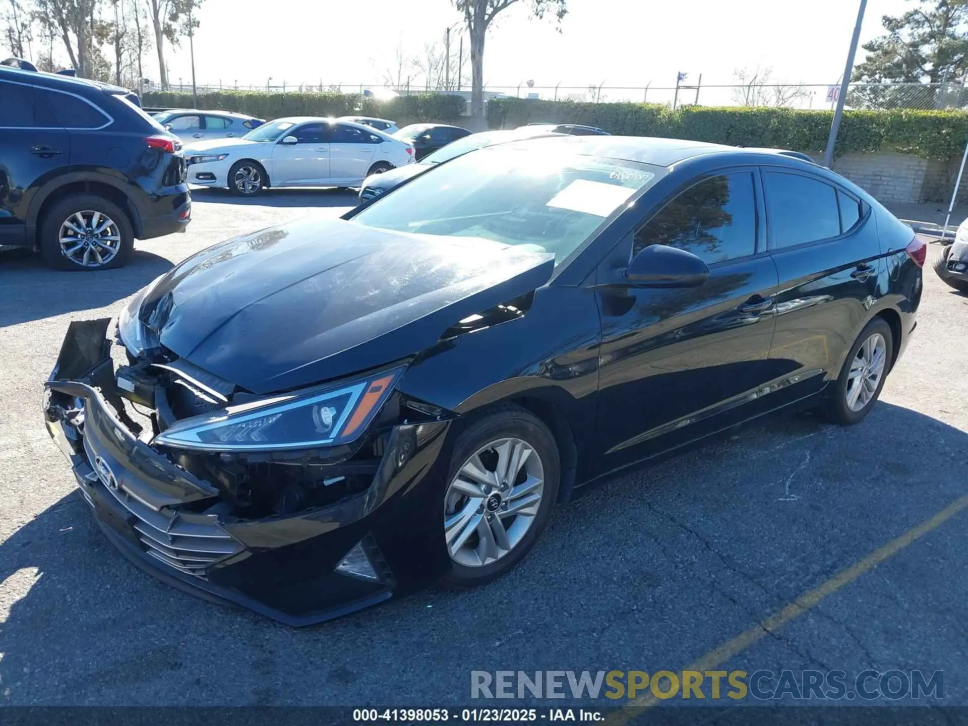 2 Photograph of a damaged car 5NPD84LF3LH626313 HYUNDAI ELANTRA 2020