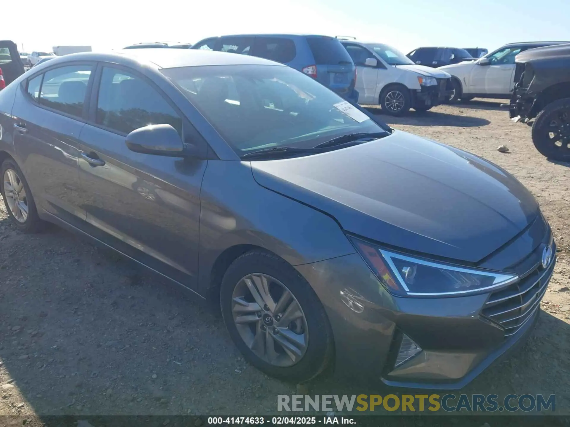 1 Photograph of a damaged car 5NPD84LF4LH522302 HYUNDAI ELANTRA 2020