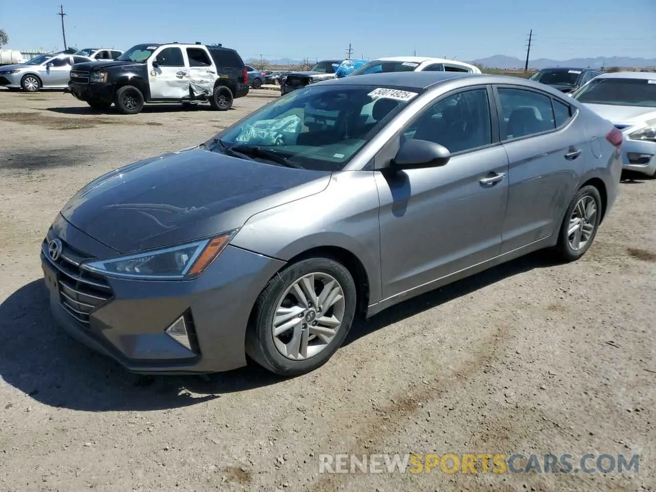 1 Photograph of a damaged car 5NPD84LF4LH529217 HYUNDAI ELANTRA 2020