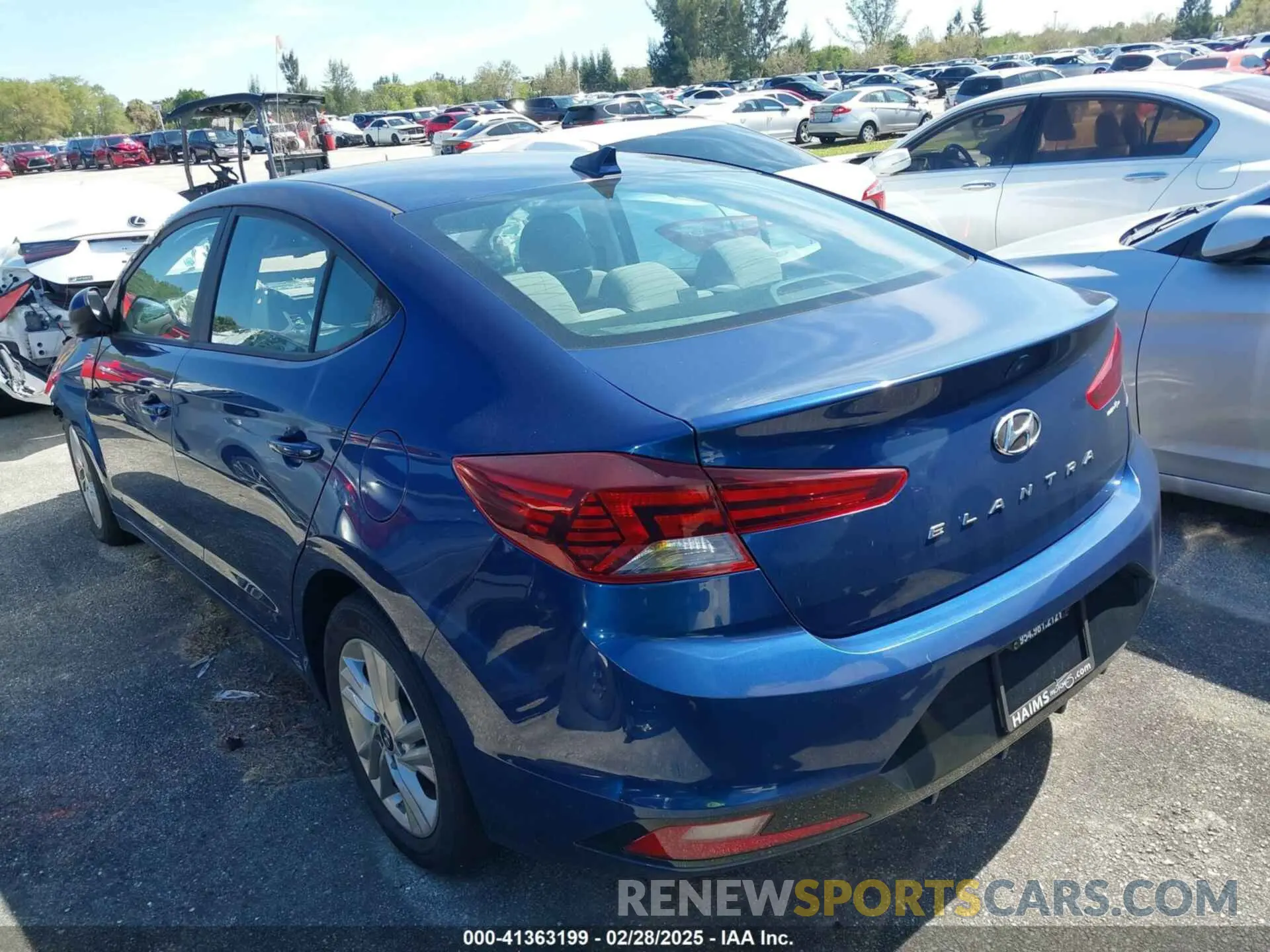 3 Photograph of a damaged car 5NPD84LF4LH567238 HYUNDAI ELANTRA 2020