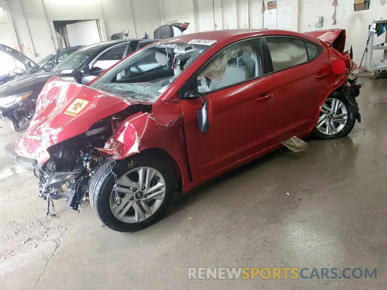 1 Photograph of a damaged car 5NPD84LF4LH629401 HYUNDAI ELANTRA 2020