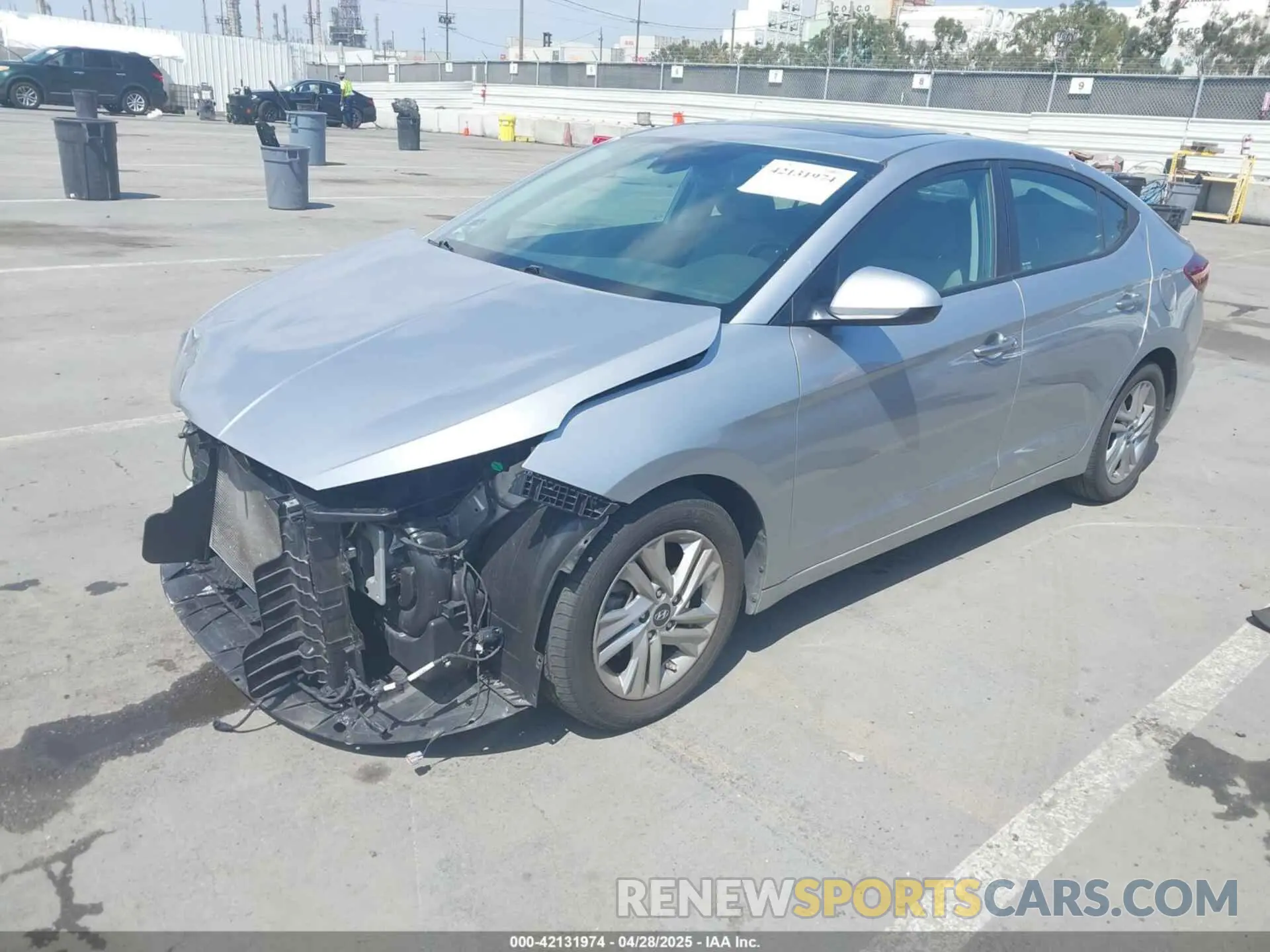 2 Photograph of a damaged car 5NPD84LF4LH631116 HYUNDAI ELANTRA 2020
