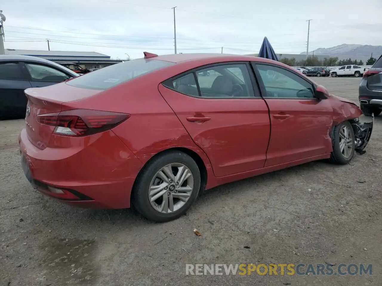 3 Photograph of a damaged car 5NPD84LF5LH519232 HYUNDAI ELANTRA 2020