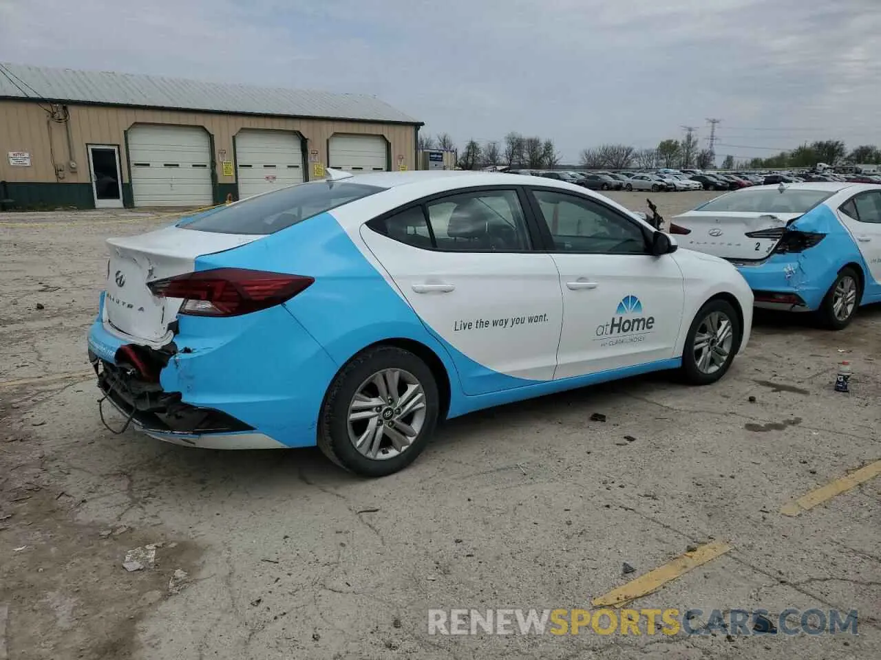 3 Photograph of a damaged car 5NPD84LF5LH536869 HYUNDAI ELANTRA 2020
