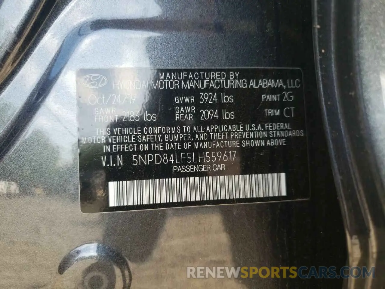12 Фотография поврежденного автомобиля 5NPD84LF5LH559617 HYUNDAI ELANTRA 2020