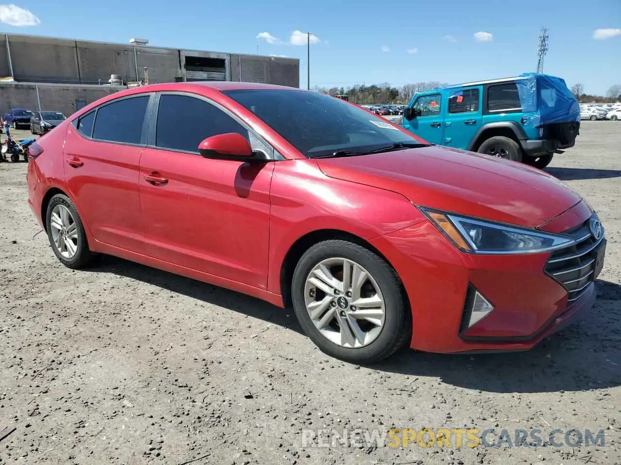4 Фотография поврежденного автомобиля 5NPD84LF5LH565515 HYUNDAI ELANTRA 2020