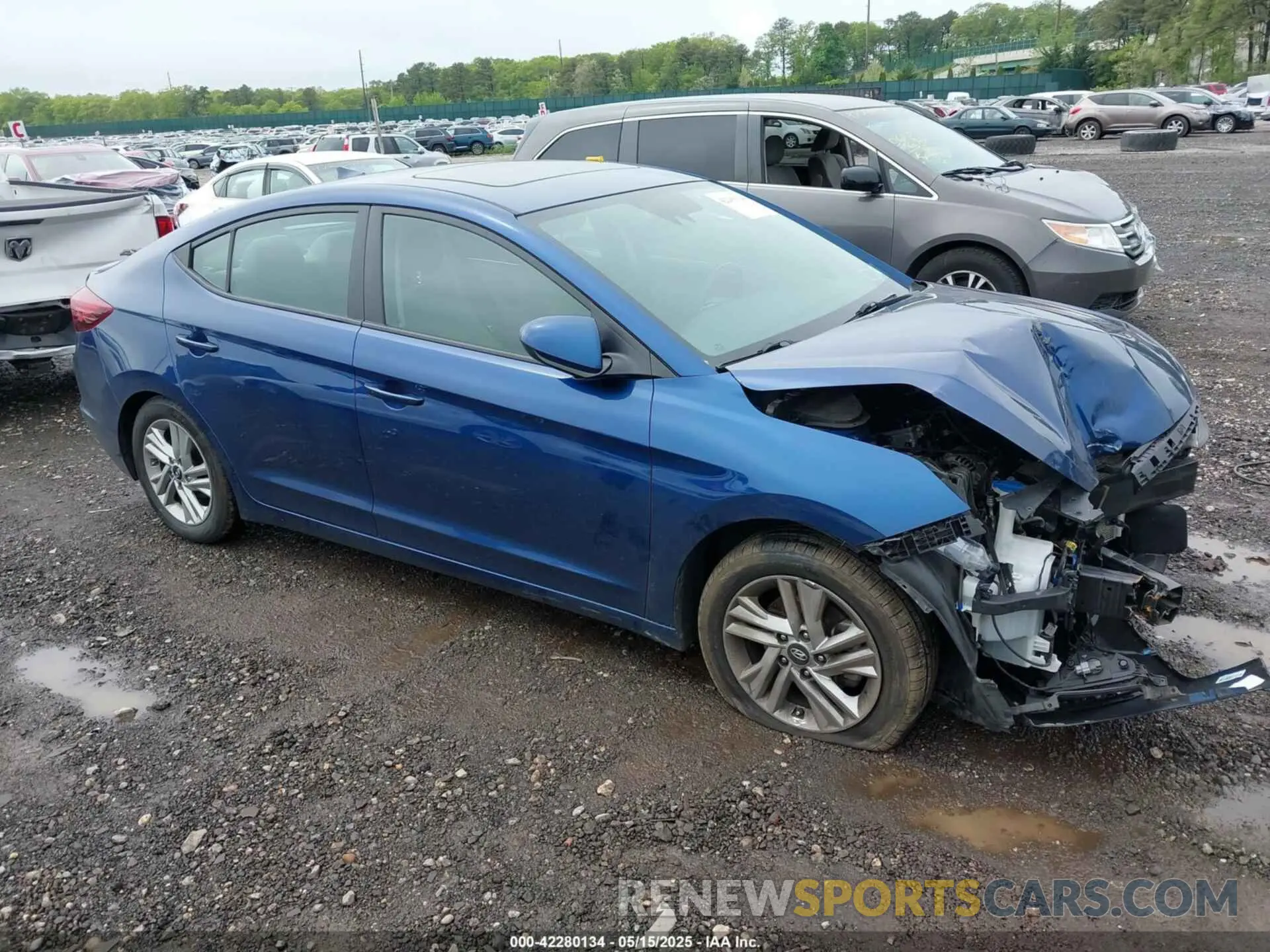 1 Photograph of a damaged car 5NPD84LF5LH591726 HYUNDAI ELANTRA 2020
