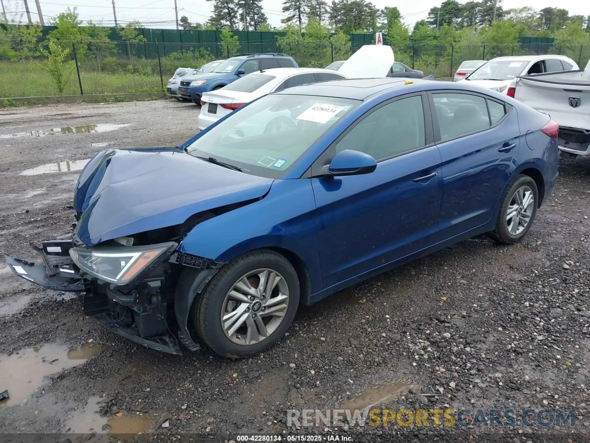 2 Photograph of a damaged car 5NPD84LF5LH591726 HYUNDAI ELANTRA 2020