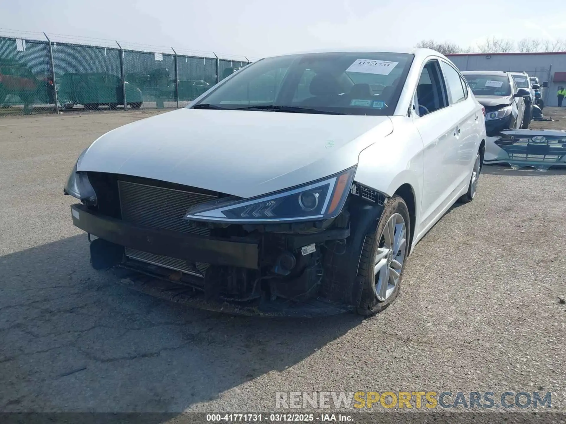6 Photograph of a damaged car 5NPD84LF5LH599549 HYUNDAI ELANTRA 2020