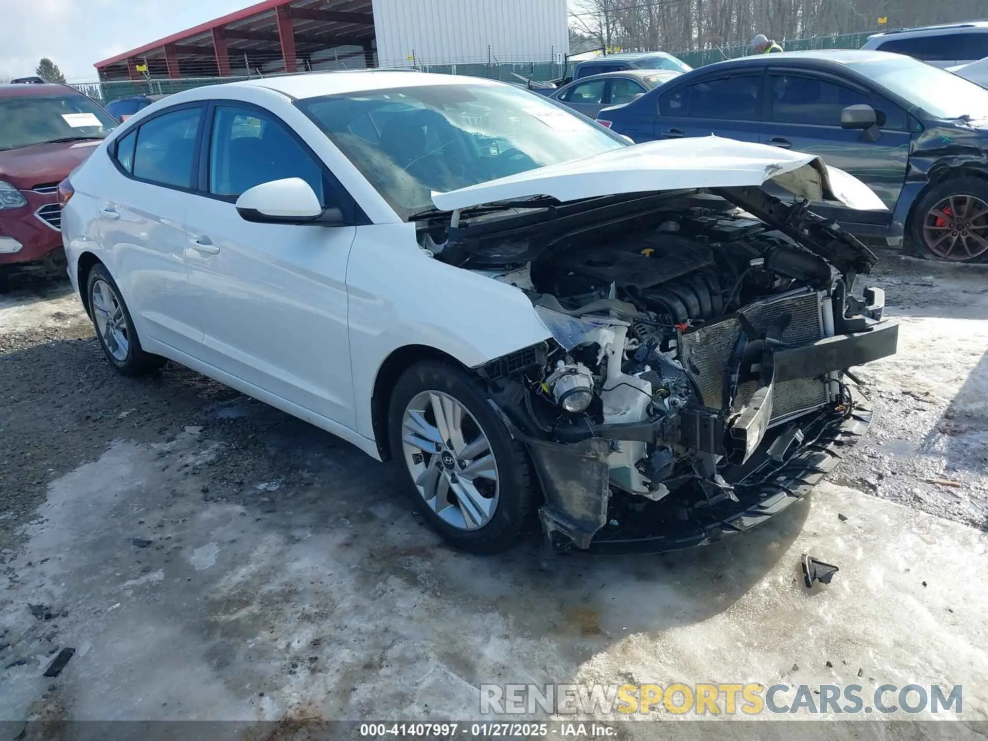 1 Photograph of a damaged car 5NPD84LF5LH613949 HYUNDAI ELANTRA 2020