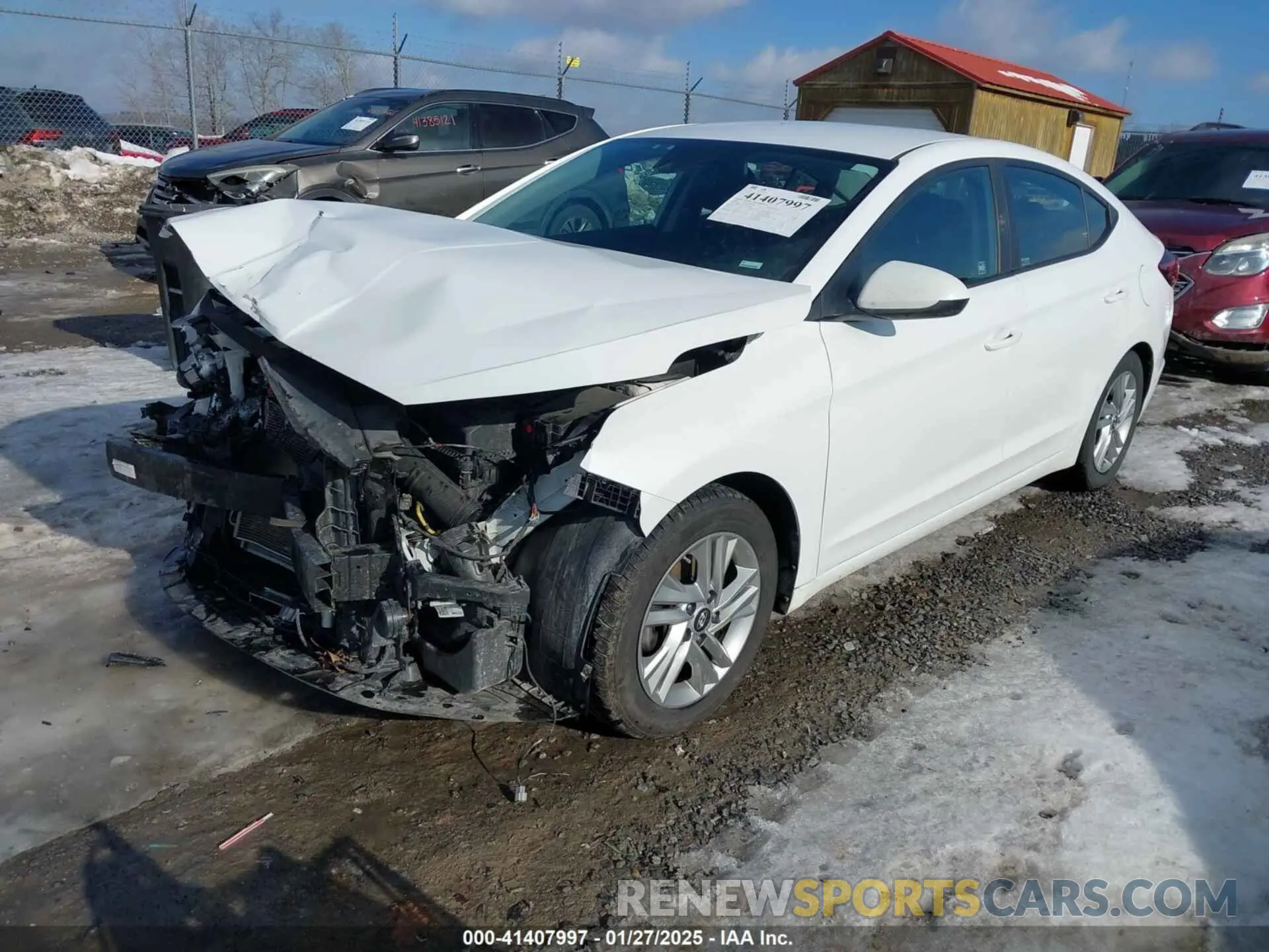 2 Photograph of a damaged car 5NPD84LF5LH613949 HYUNDAI ELANTRA 2020
