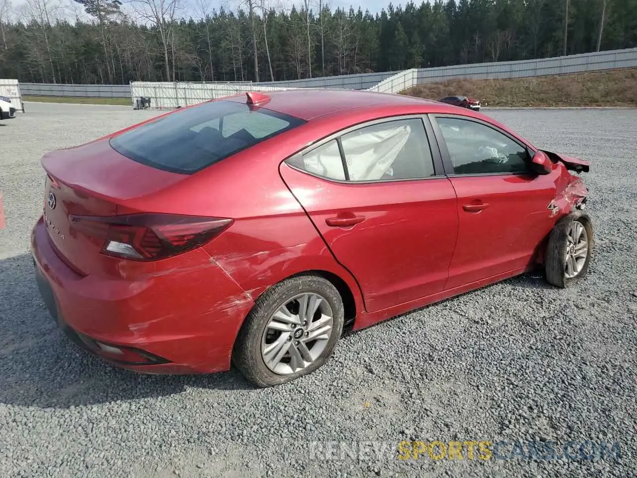 3 Photograph of a damaged car 5NPD84LF5LH622019 HYUNDAI ELANTRA 2020