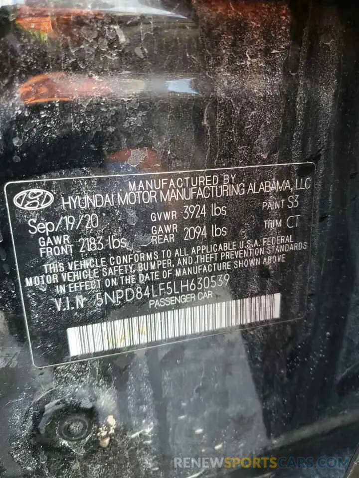 14 Фотография поврежденного автомобиля 5NPD84LF5LH630539 HYUNDAI ELANTRA 2020
