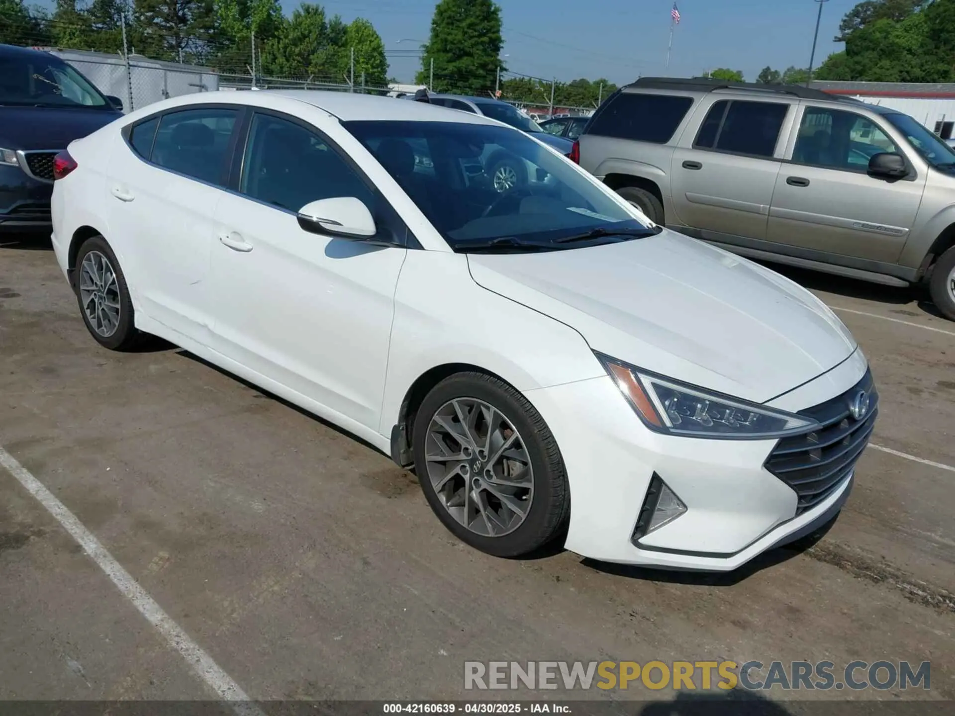 1 Photograph of a damaged car 5NPD84LF6LH498164 HYUNDAI ELANTRA 2020