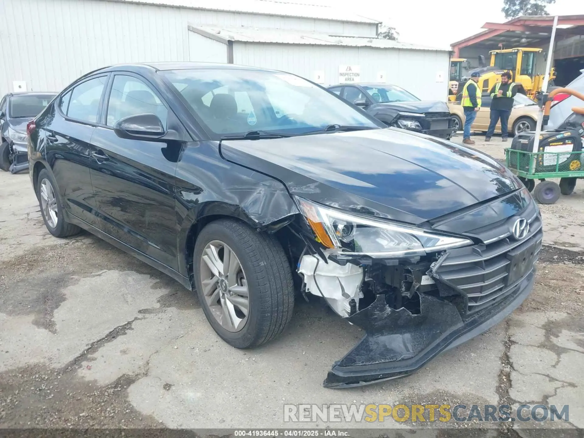1 Photograph of a damaged car 5NPD84LF6LH534418 HYUNDAI ELANTRA 2020