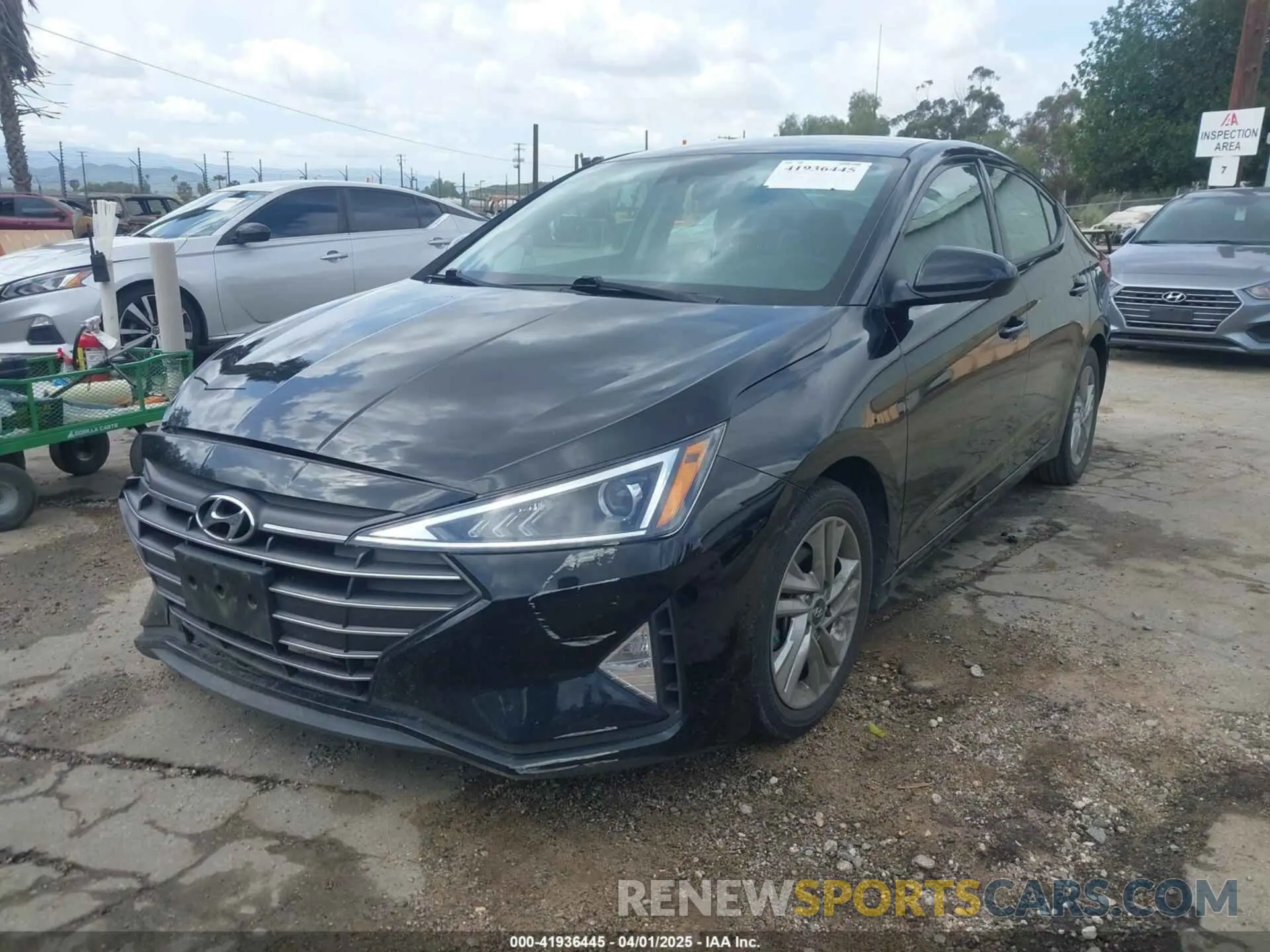 2 Photograph of a damaged car 5NPD84LF6LH534418 HYUNDAI ELANTRA 2020