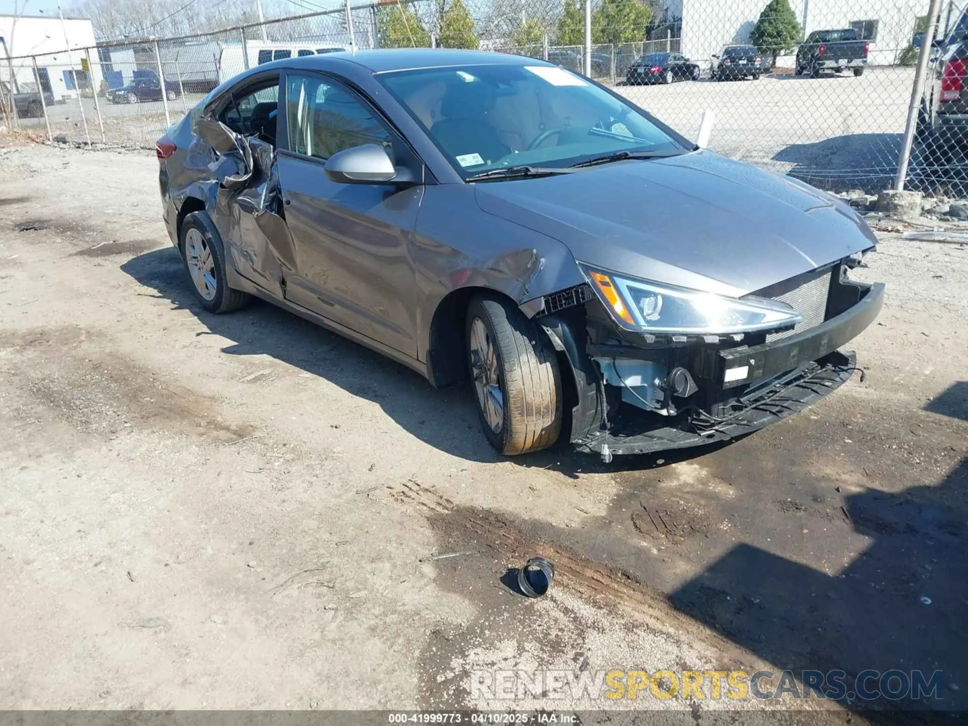 1 Photograph of a damaged car 5NPD84LF6LH536119 HYUNDAI ELANTRA 2020