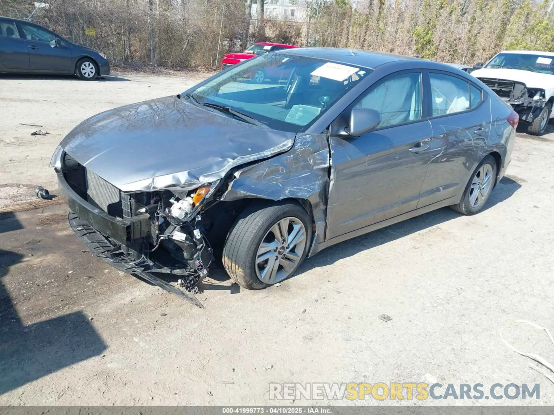 2 Photograph of a damaged car 5NPD84LF6LH536119 HYUNDAI ELANTRA 2020