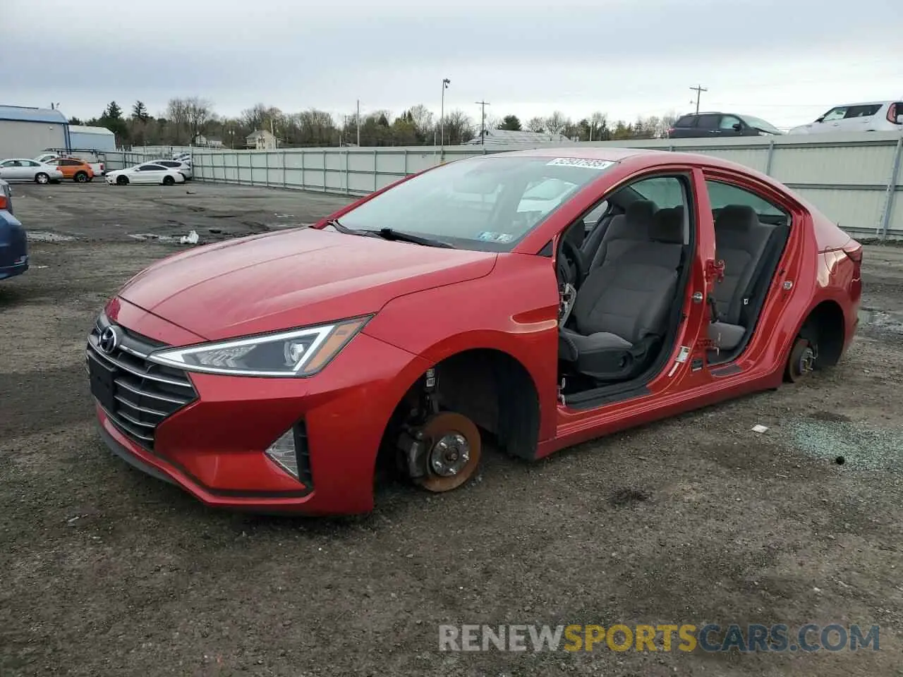 1 Photograph of a damaged car 5NPD84LF6LH552529 HYUNDAI ELANTRA 2020