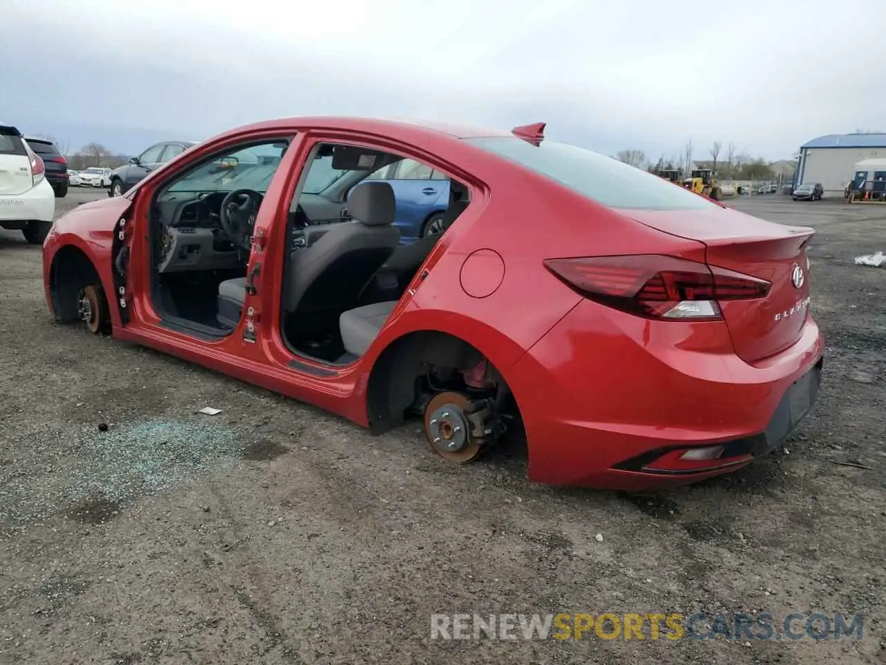 2 Photograph of a damaged car 5NPD84LF6LH552529 HYUNDAI ELANTRA 2020