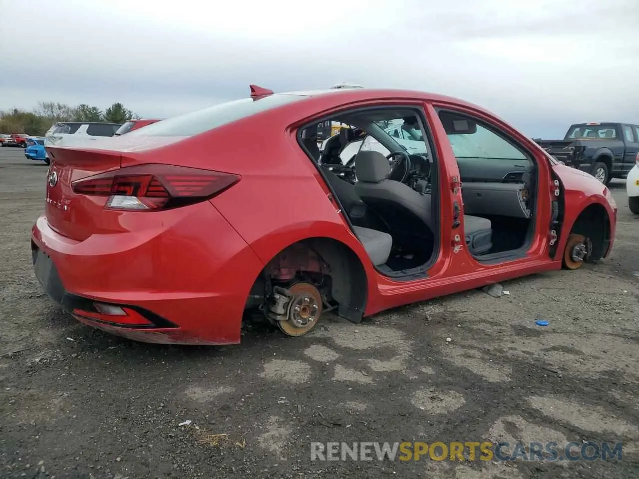 3 Photograph of a damaged car 5NPD84LF6LH552529 HYUNDAI ELANTRA 2020