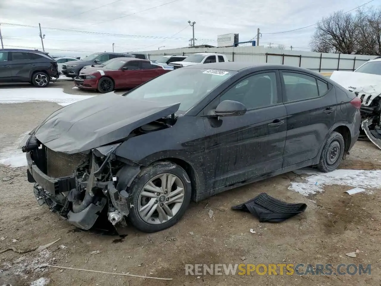 1 Photograph of a damaged car 5NPD84LF6LH570058 HYUNDAI ELANTRA 2020