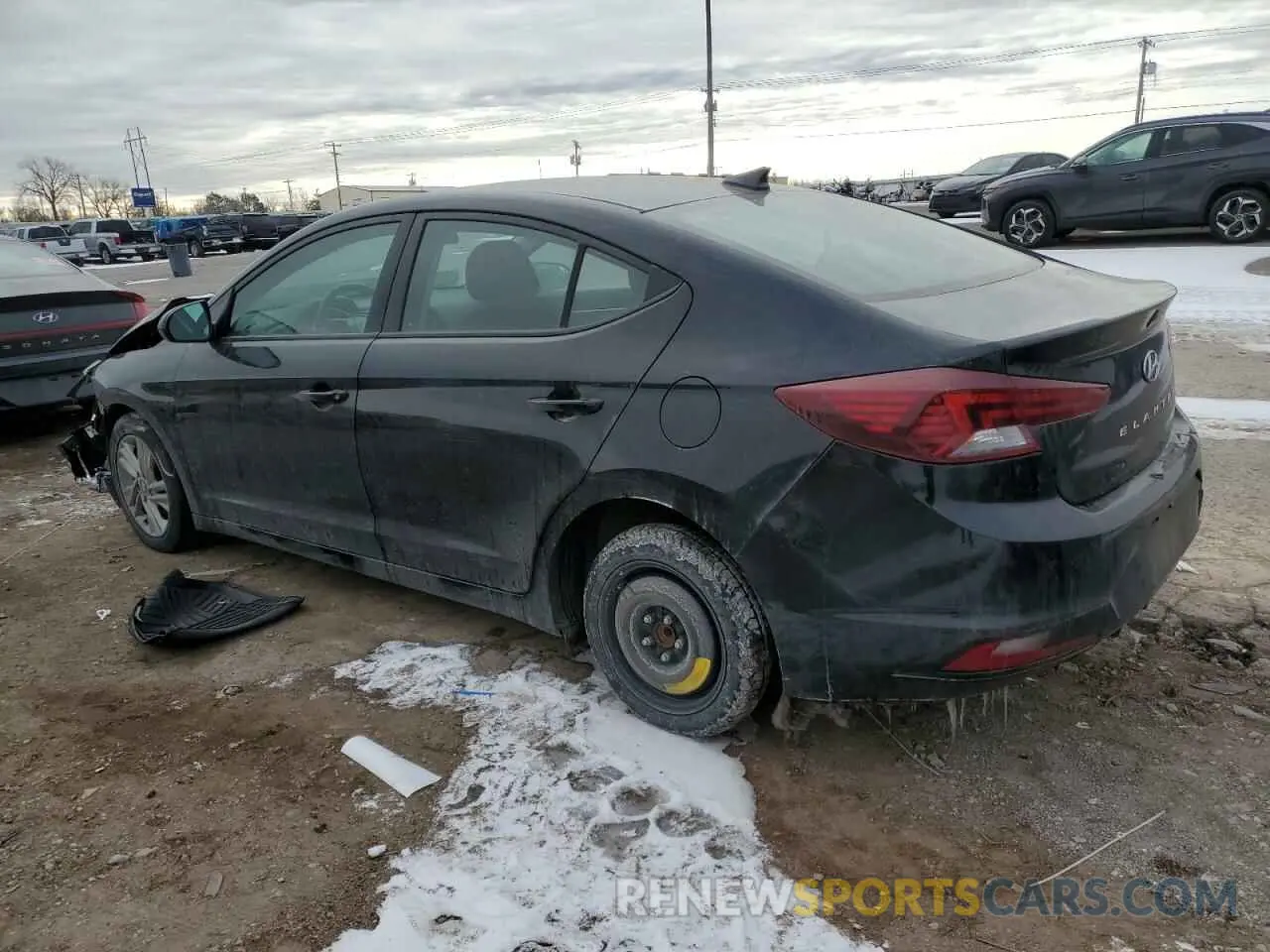 2 Photograph of a damaged car 5NPD84LF6LH570058 HYUNDAI ELANTRA 2020