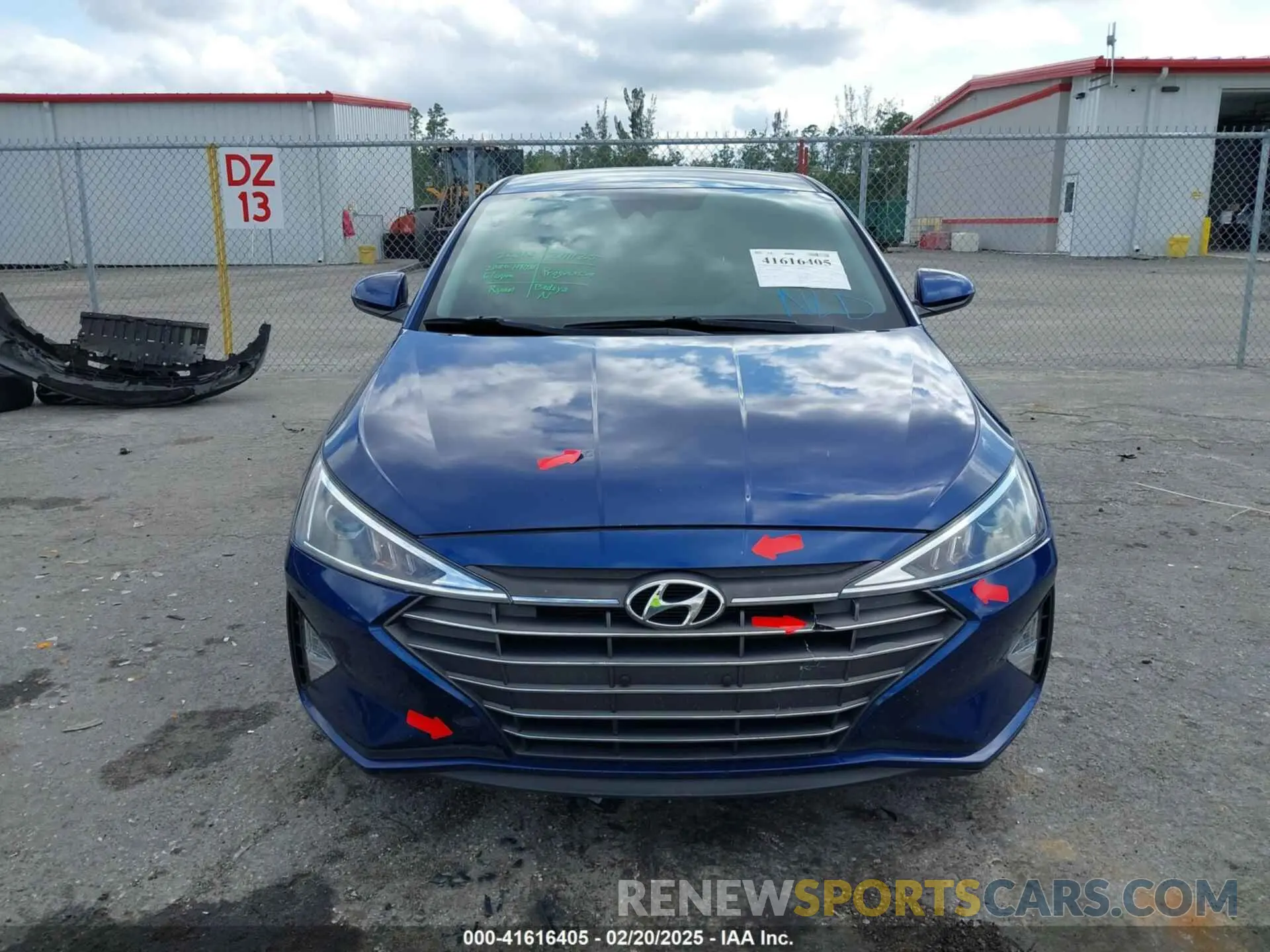 12 Фотография поврежденного автомобиля 5NPD84LF6LH580539 HYUNDAI ELANTRA 2020