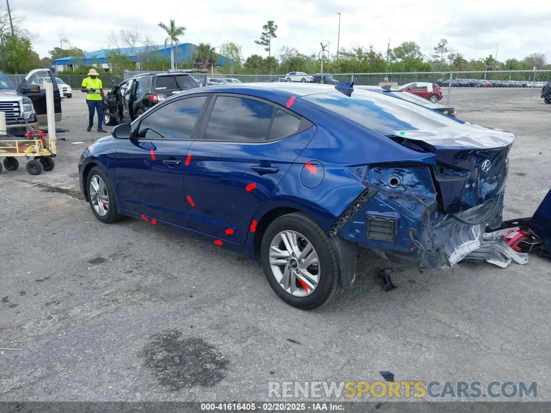 3 Фотография поврежденного автомобиля 5NPD84LF6LH580539 HYUNDAI ELANTRA 2020
