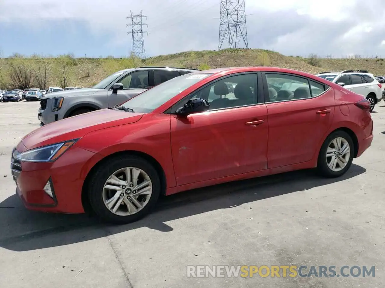1 Photograph of a damaged car 5NPD84LF7LH505901 HYUNDAI ELANTRA 2020