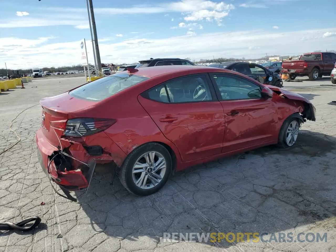 3 Photograph of a damaged car 5NPD84LF7LH538607 HYUNDAI ELANTRA 2020