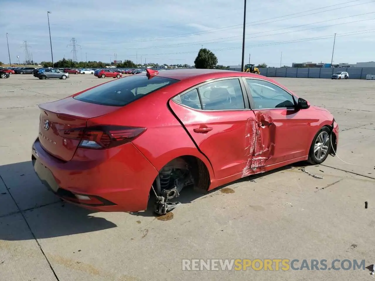 3 Photograph of a damaged car 5NPD84LF7LH548537 HYUNDAI ELANTRA 2020