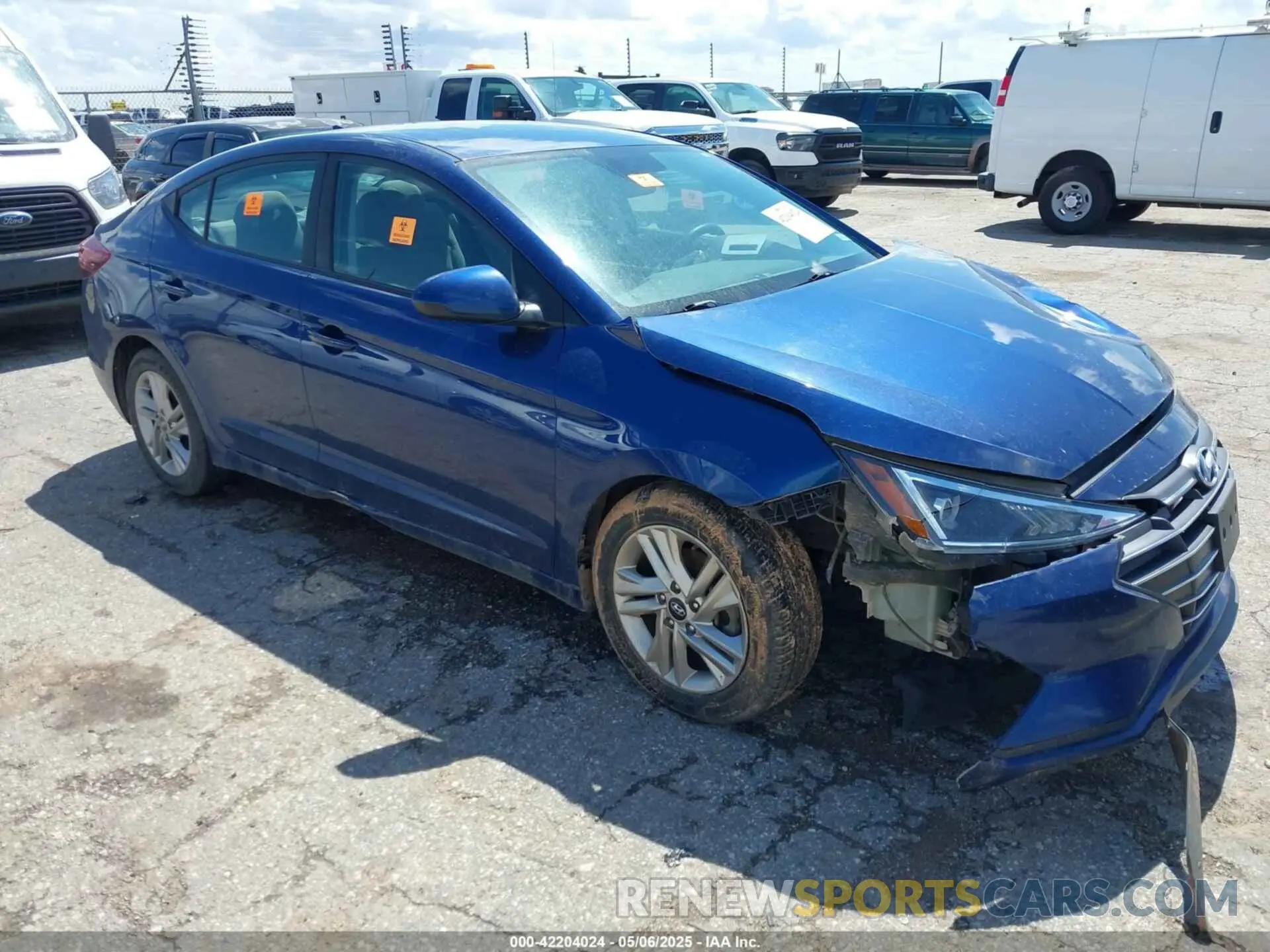 1 Photograph of a damaged car 5NPD84LF7LH559098 HYUNDAI ELANTRA 2020