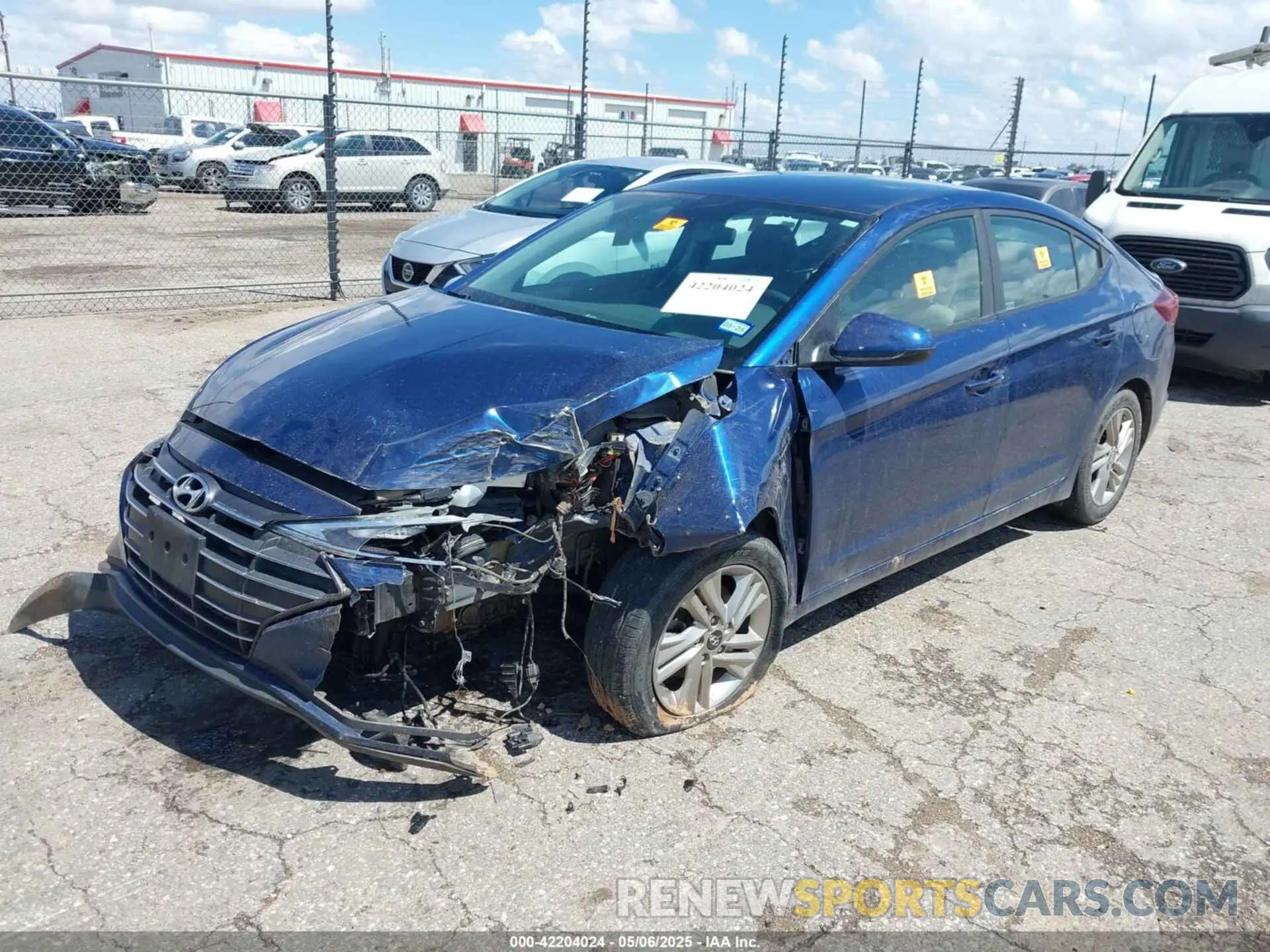 2 Photograph of a damaged car 5NPD84LF7LH559098 HYUNDAI ELANTRA 2020