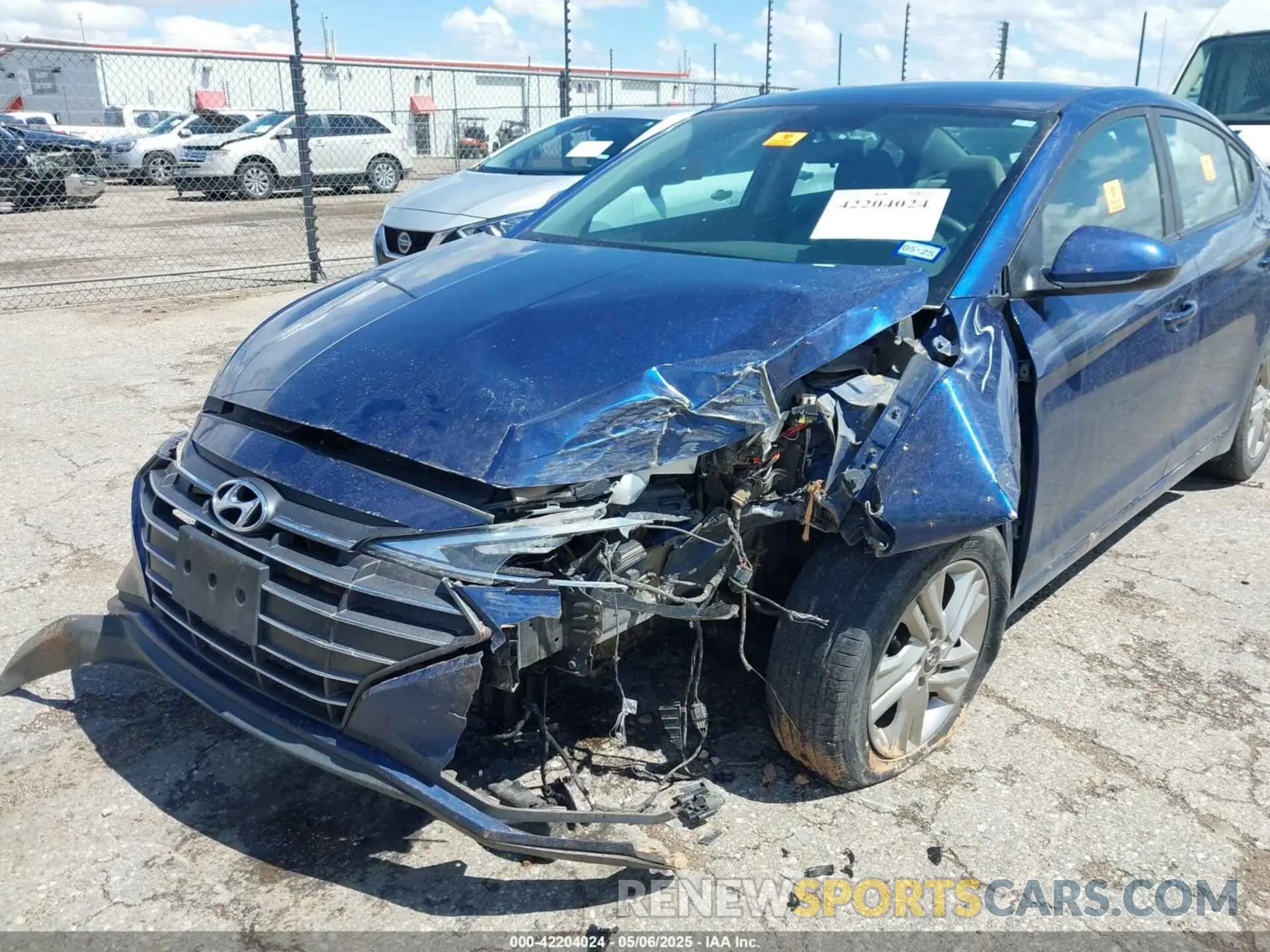 6 Photograph of a damaged car 5NPD84LF7LH559098 HYUNDAI ELANTRA 2020