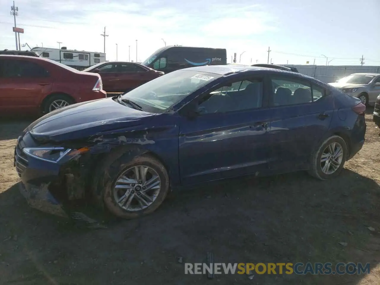 1 Photograph of a damaged car 5NPD84LF7LH578069 HYUNDAI ELANTRA 2020