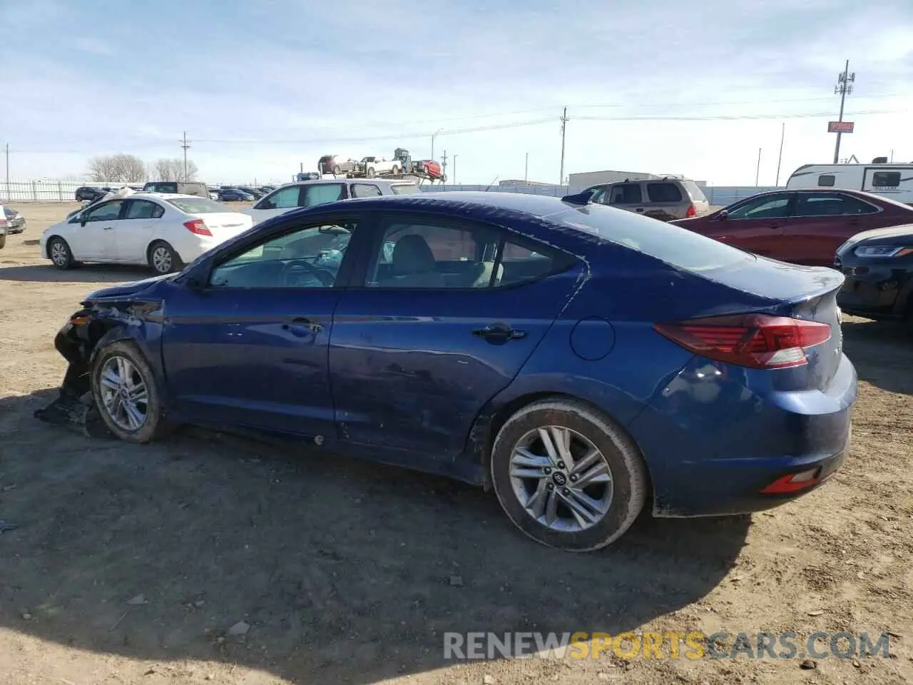 2 Photograph of a damaged car 5NPD84LF7LH578069 HYUNDAI ELANTRA 2020