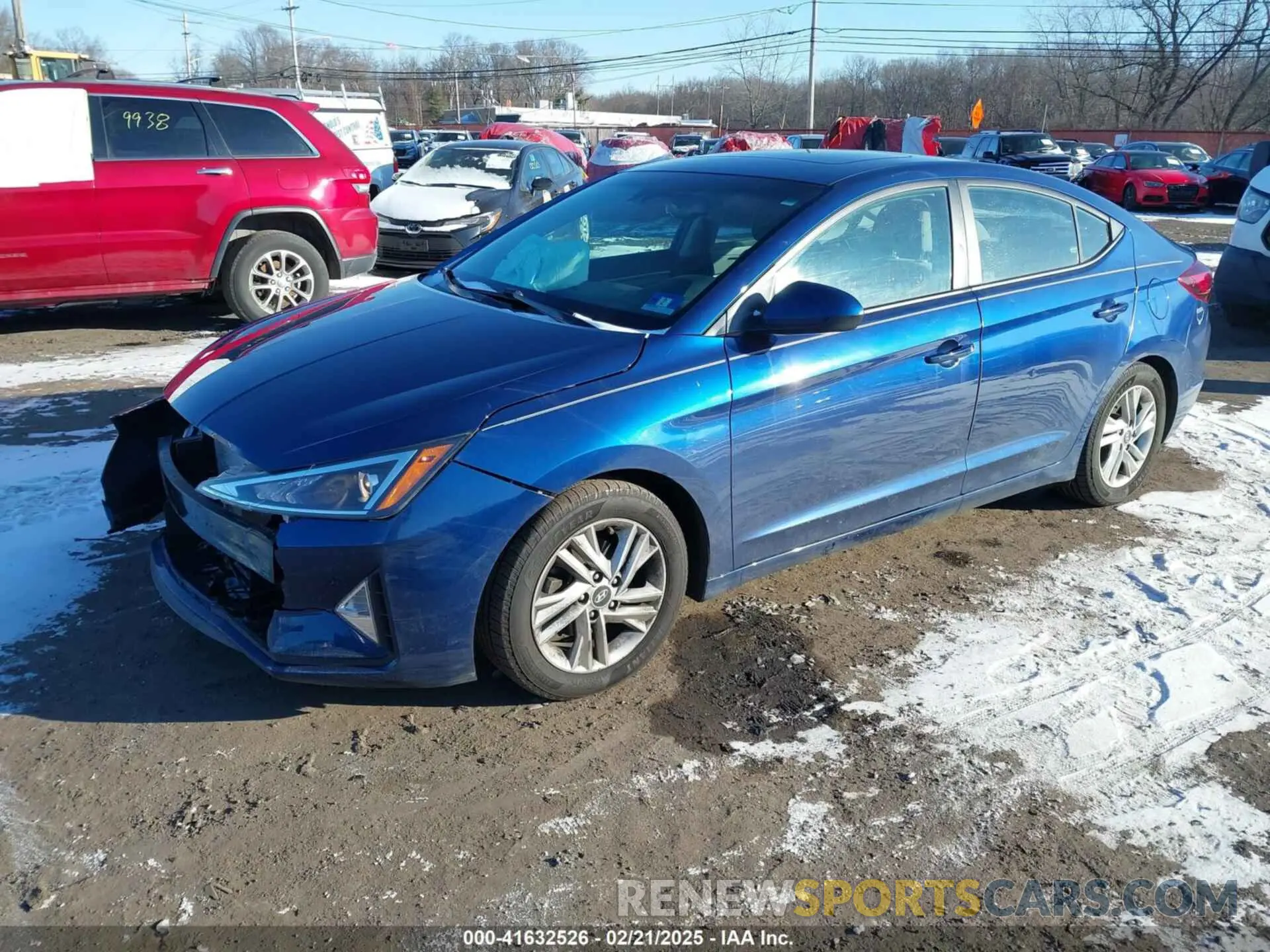 2 Photograph of a damaged car 5NPD84LF7LH587645 HYUNDAI ELANTRA 2020