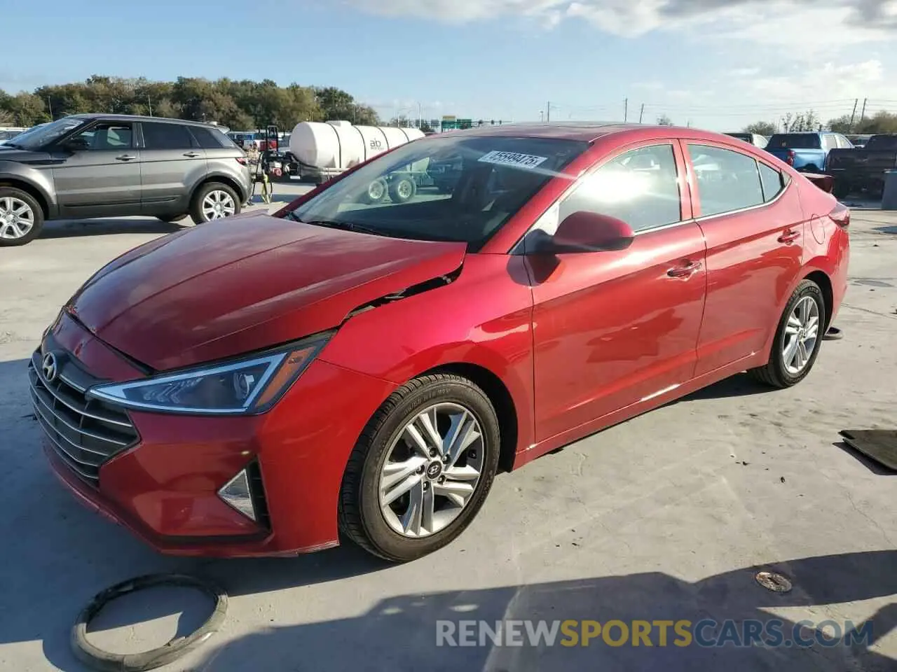 1 Photograph of a damaged car 5NPD84LF7LH603522 HYUNDAI ELANTRA 2020