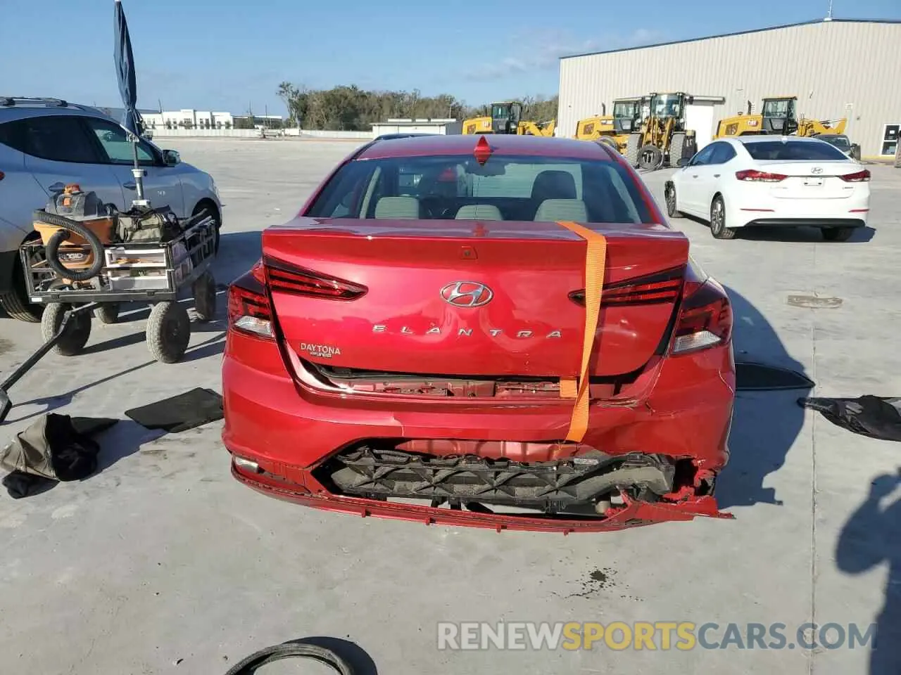 6 Photograph of a damaged car 5NPD84LF7LH603522 HYUNDAI ELANTRA 2020