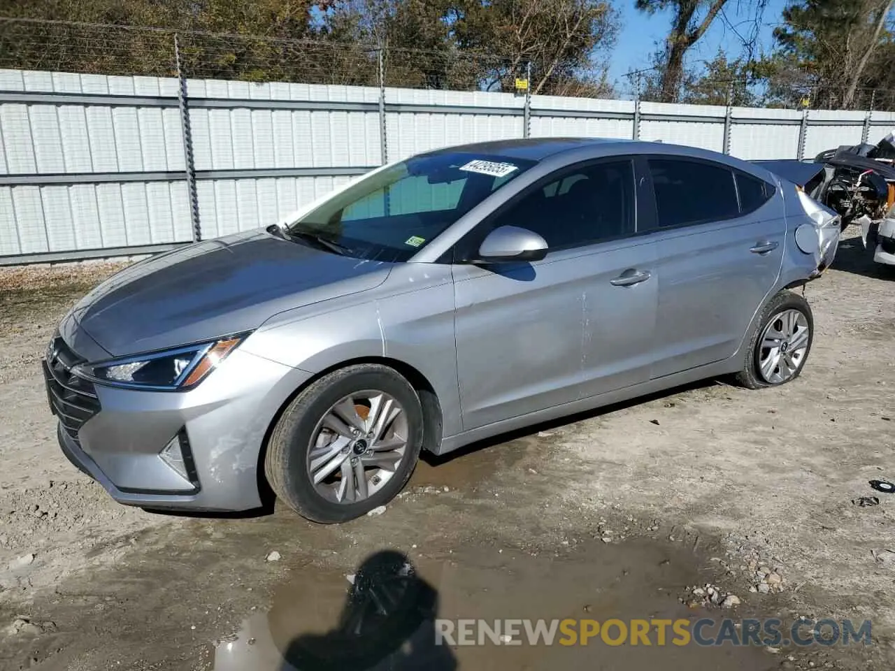 1 Photograph of a damaged car 5NPD84LF7LH606744 HYUNDAI ELANTRA 2020
