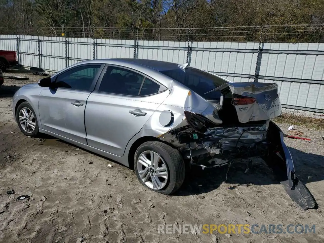 2 Photograph of a damaged car 5NPD84LF7LH606744 HYUNDAI ELANTRA 2020