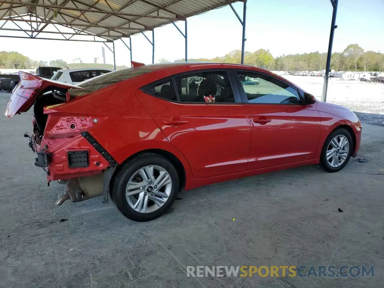 3 Photograph of a damaged car 5NPD84LF7LH627030 HYUNDAI ELANTRA 2020