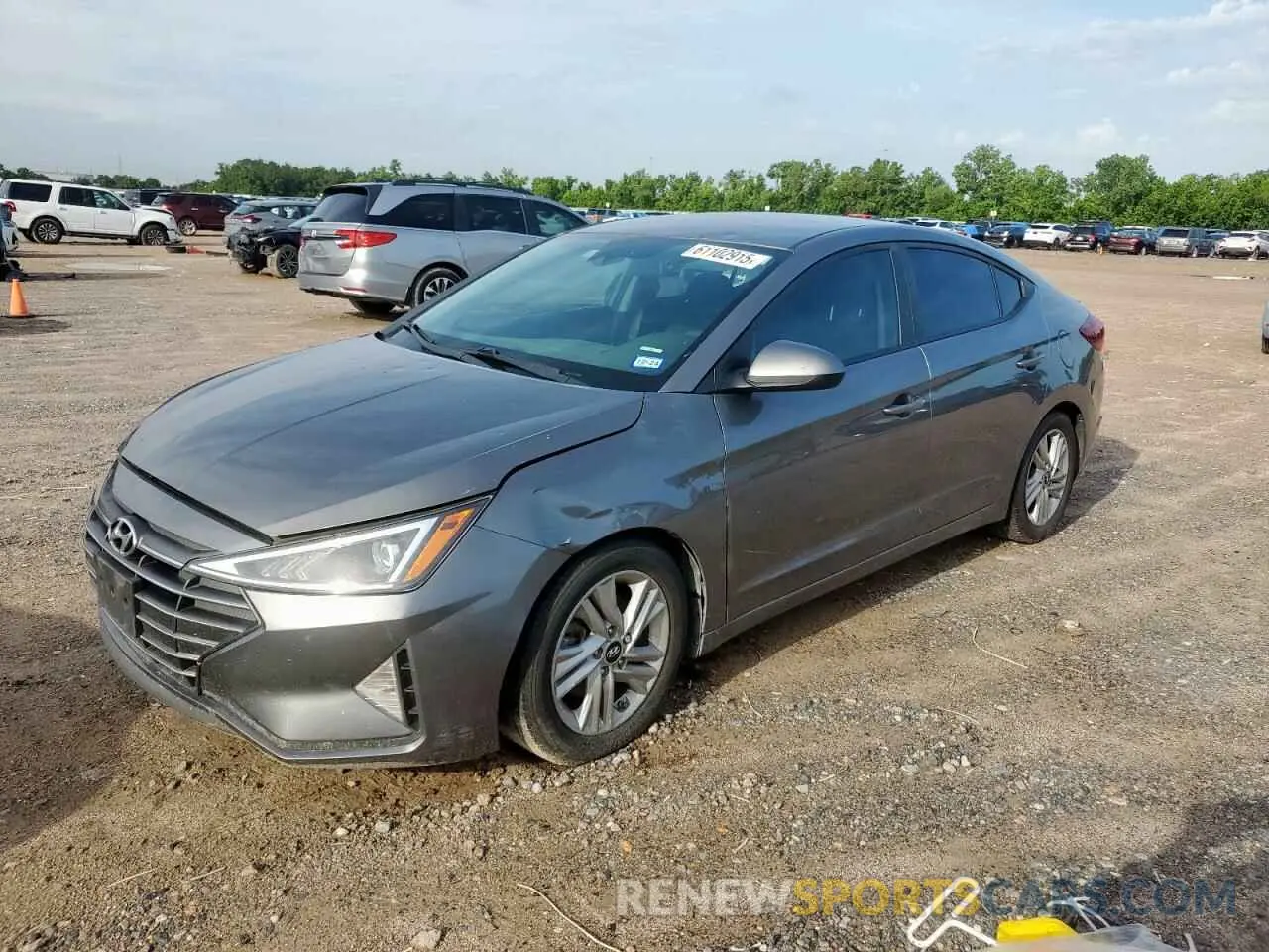 1 Photograph of a damaged car 5NPD84LF8LH542035 HYUNDAI ELANTRA 2020