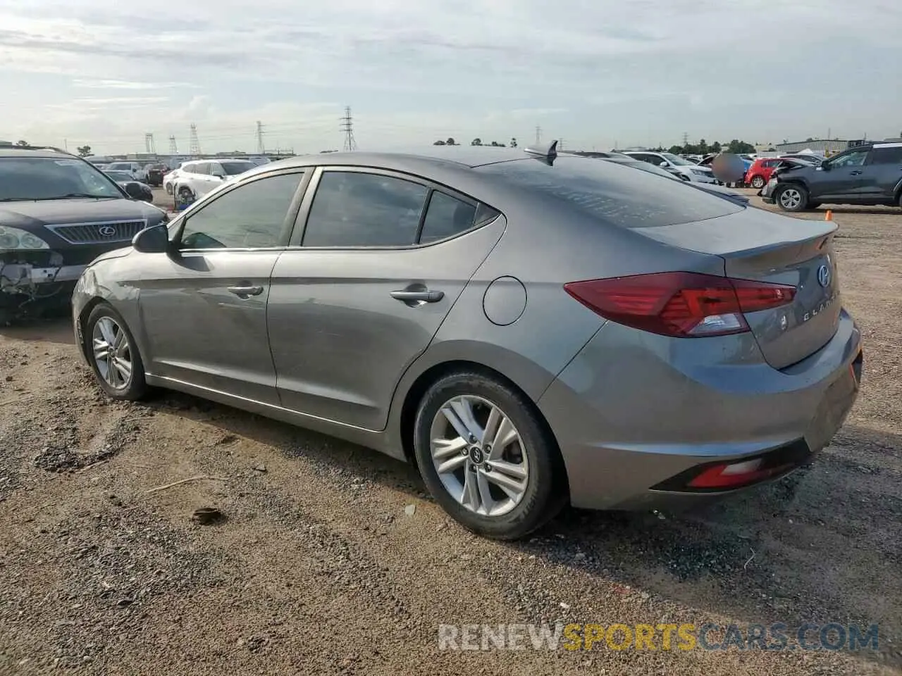 2 Photograph of a damaged car 5NPD84LF8LH542035 HYUNDAI ELANTRA 2020