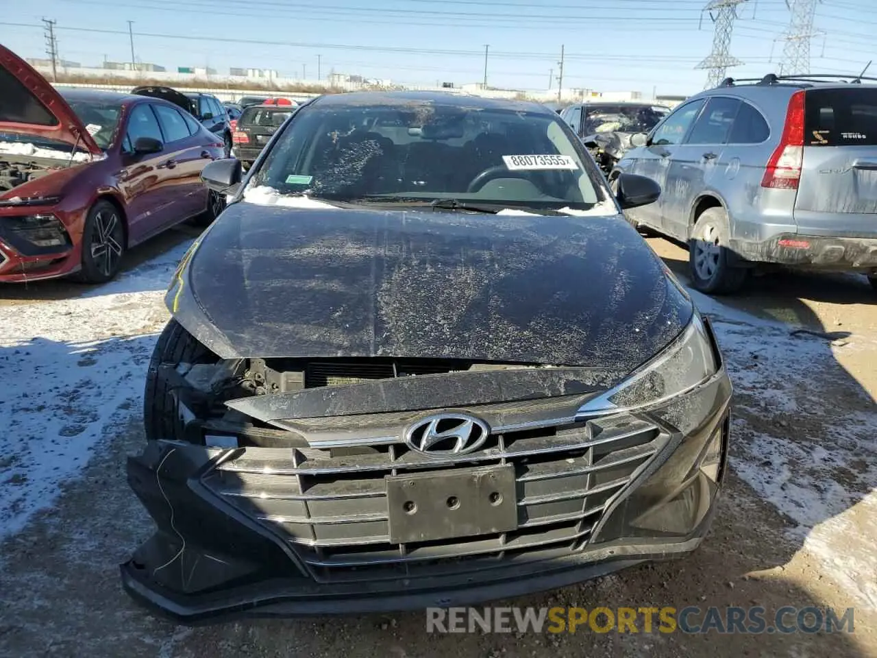 5 Photograph of a damaged car 5NPD84LF8LH554184 HYUNDAI ELANTRA 2020