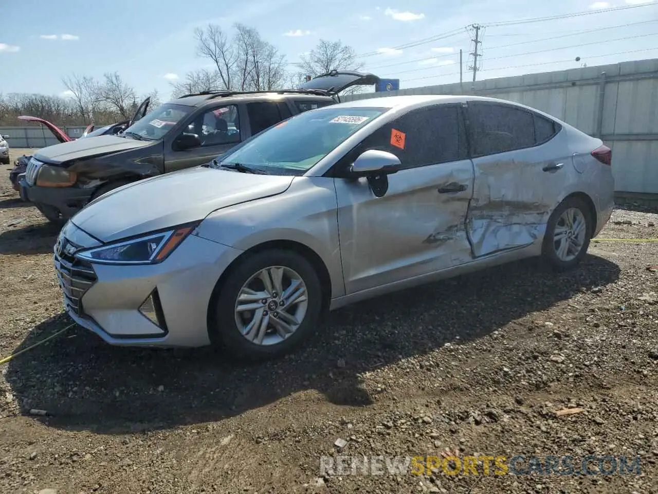 1 Photograph of a damaged car 5NPD84LF8LH575407 HYUNDAI ELANTRA 2020